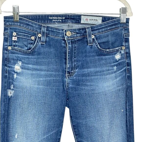 Ag The Prima Roll Up Low Rise Cigarette Jeans | Size 28 - Picture 4 of 10